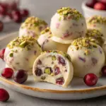 Cranberry Pistachio White Chocolate Truffles Recipe