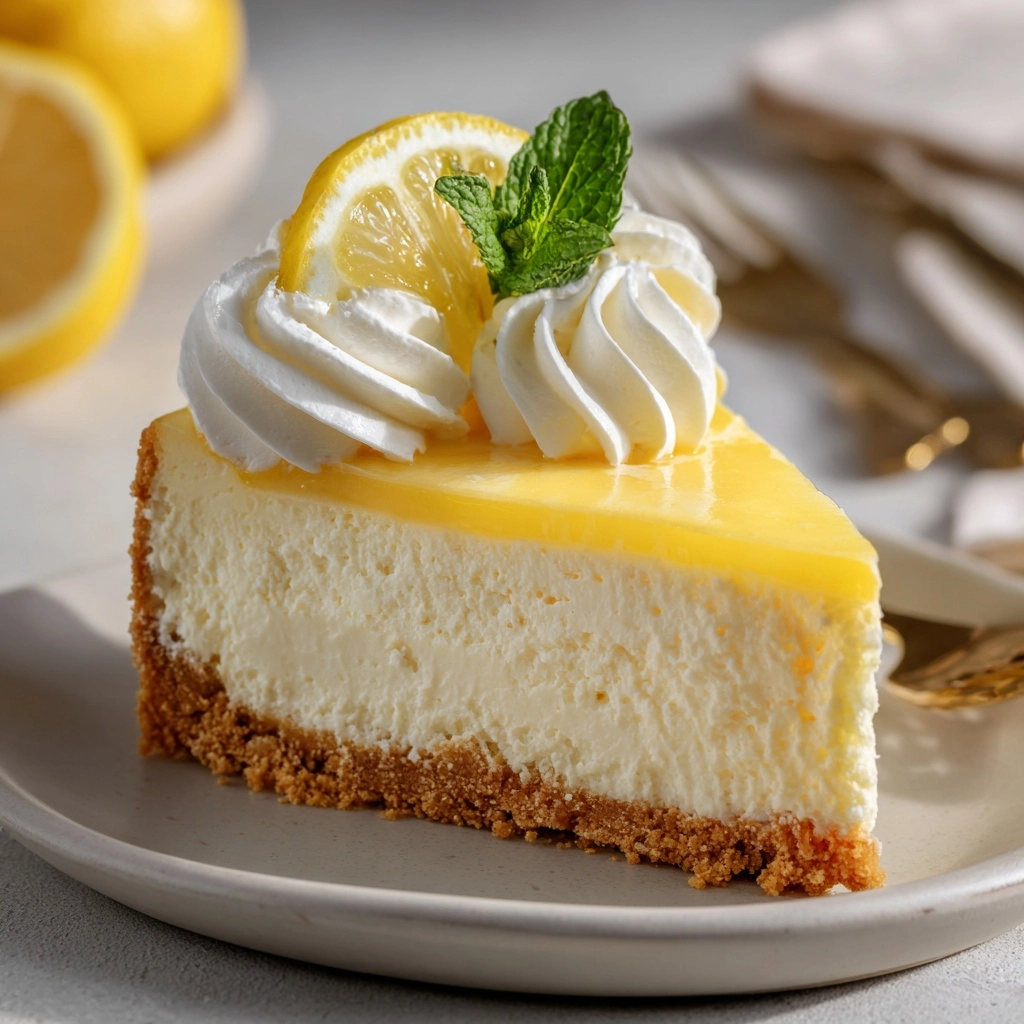 Luscious Lemon Cheesecake Recipe - Recipe Image