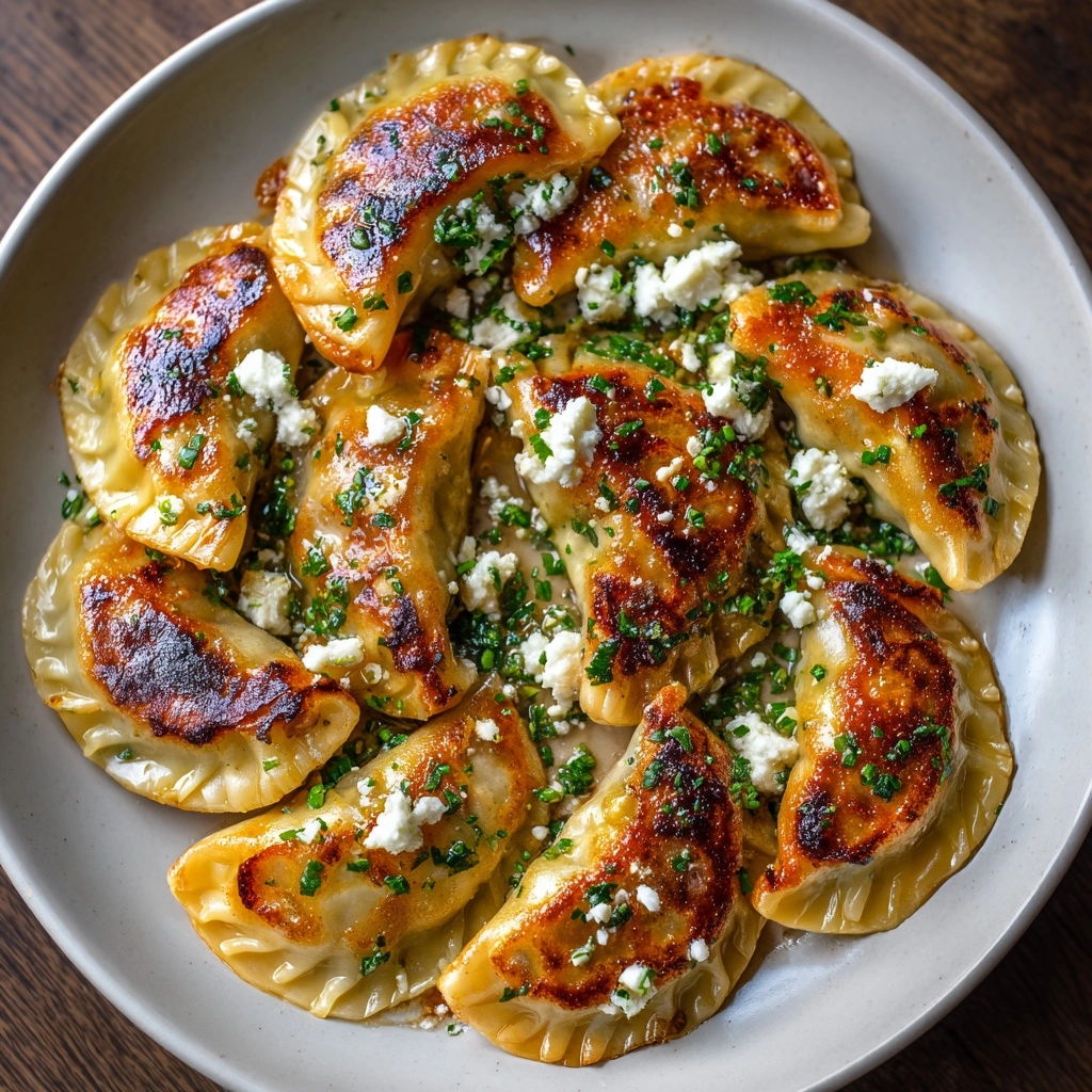 Roasted Butternut Squash Feta Pierogi Recipe - Recipe Image