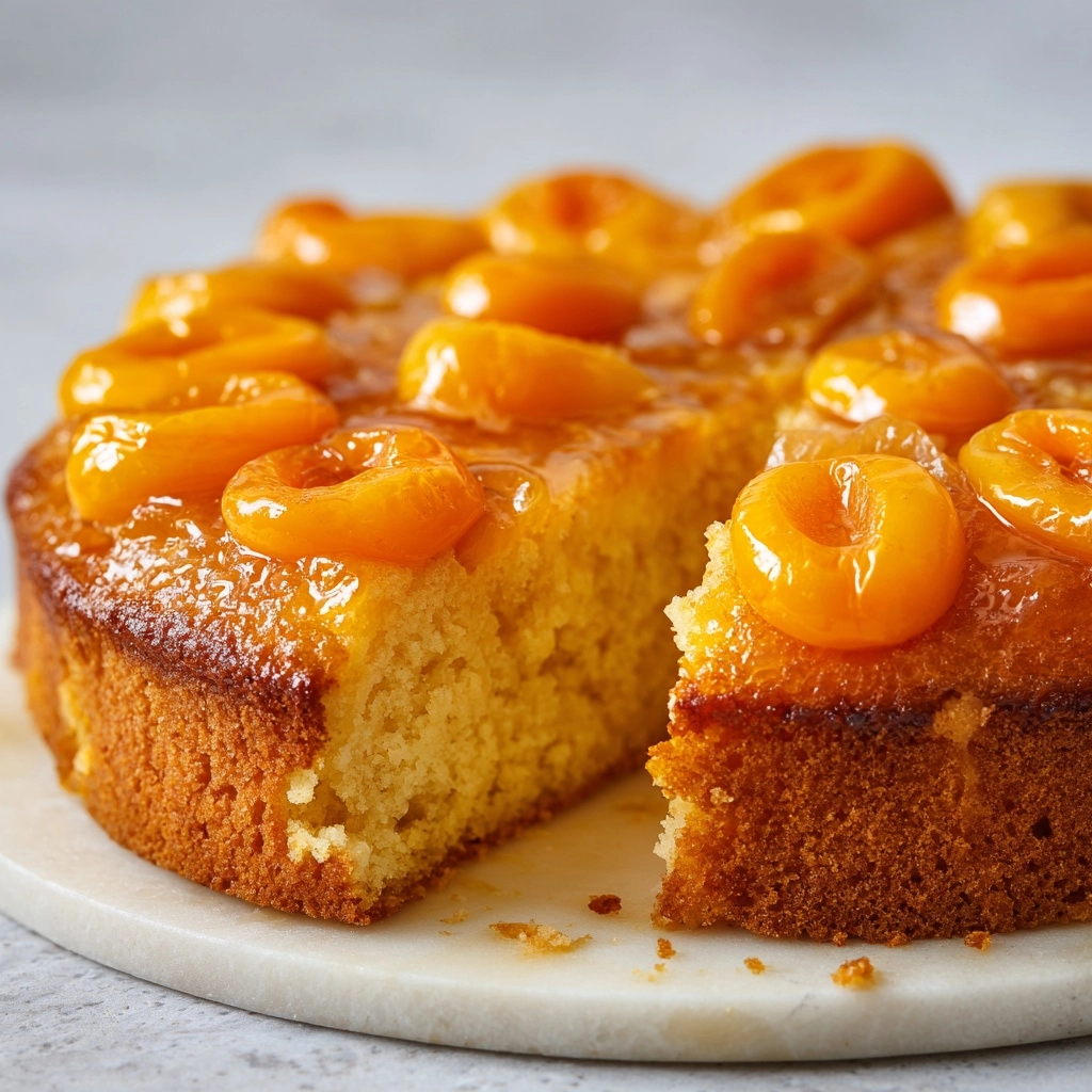 Apricot Upside-Down Cake Recipe - Recipe Image