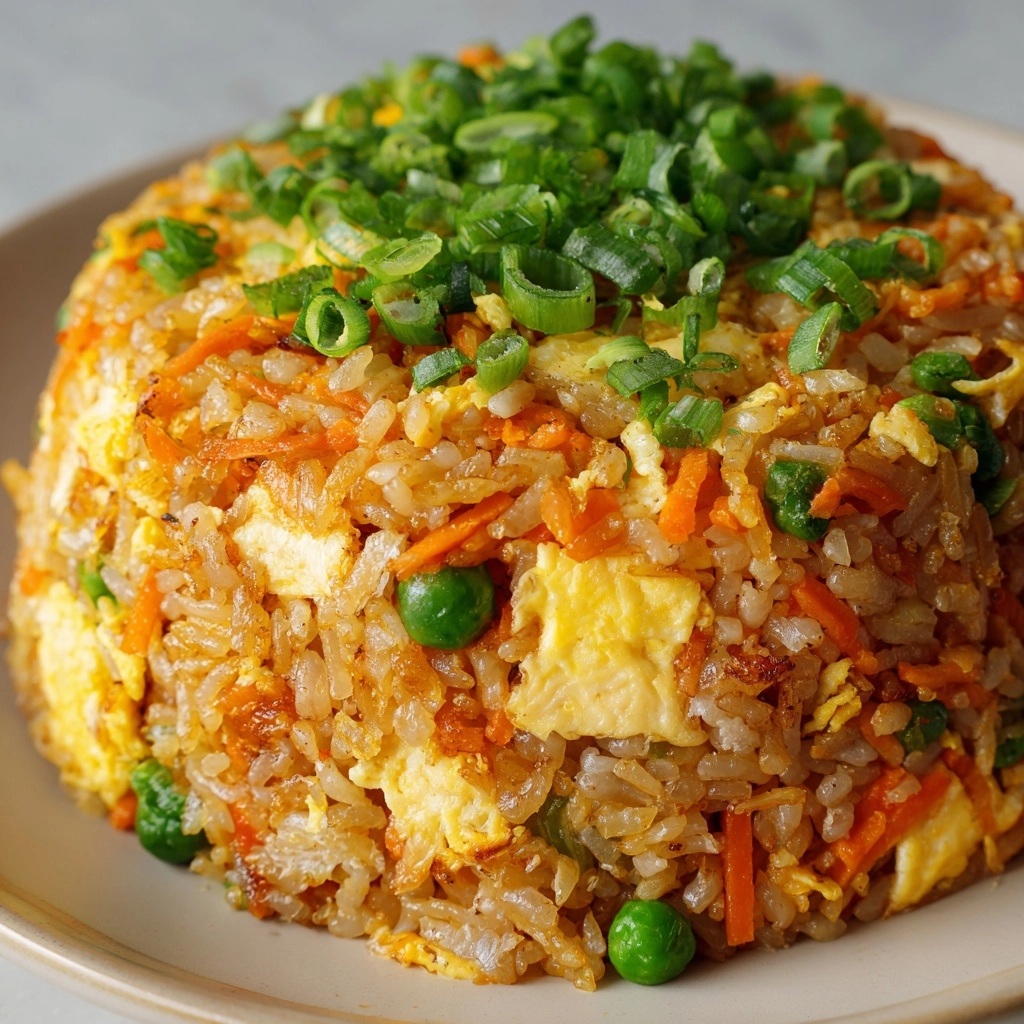 Simple Egg Fried Rice Recipe - Recipe Image