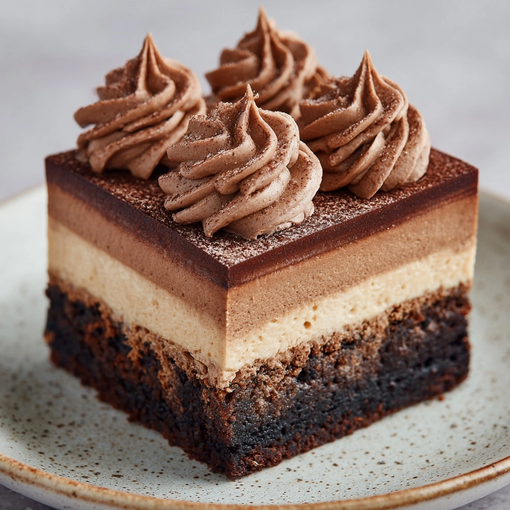 Chocolate Mousse Brownies Recipe - Recipe Image