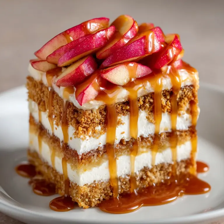 Caramel Apple Cheesecake Cake Recipe