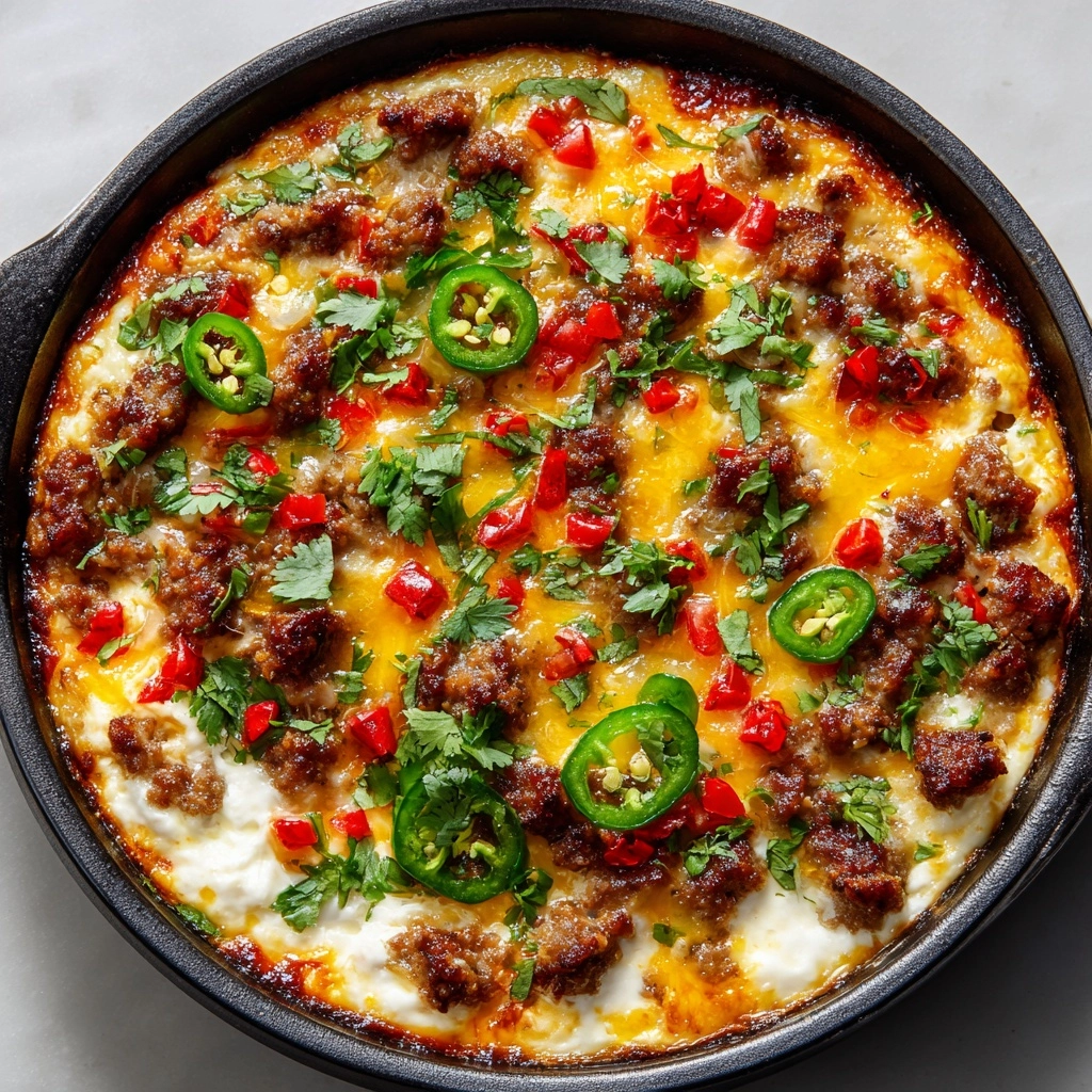Sausage Jalapeño Popper Dip Recipe - Recipe Image