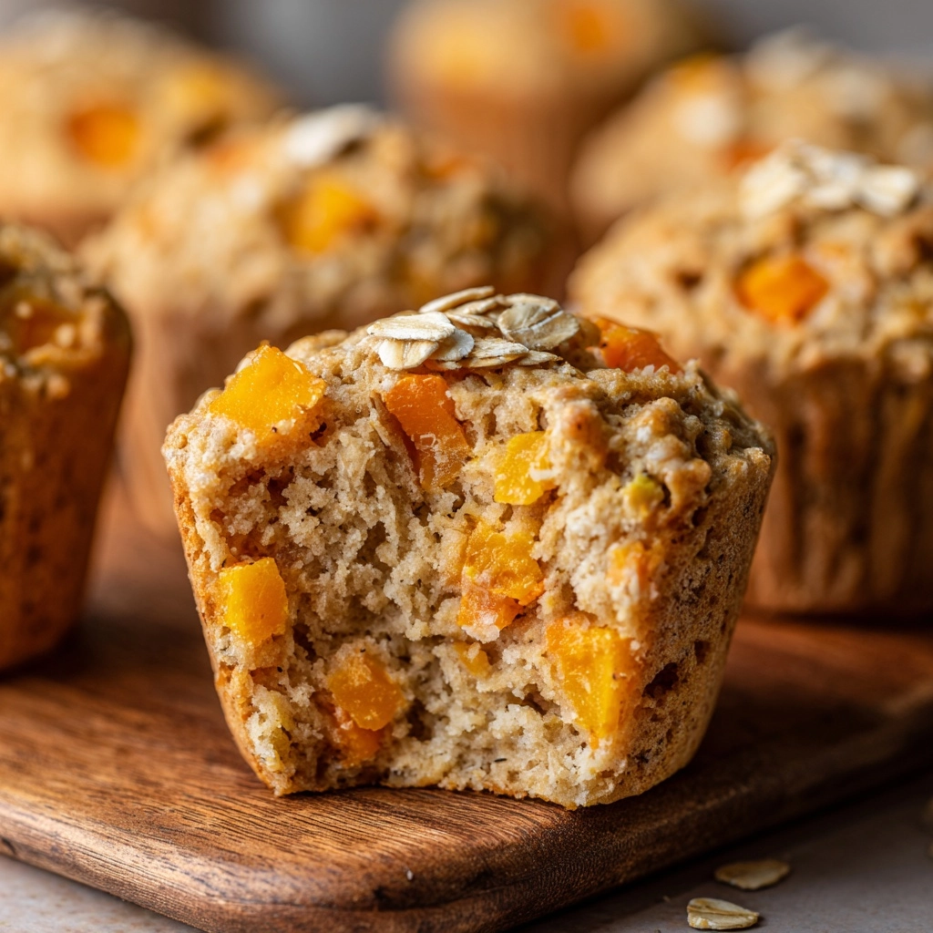 Oatmeal, Apple, and Carrot Breakfast Muffins Recipe