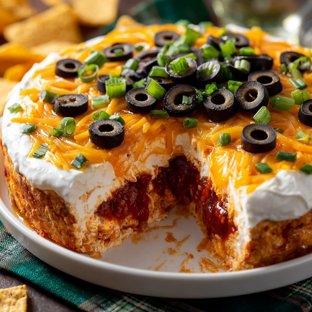 Layered Cream Cheese and Salsa Dip Recipe - Recipe Image