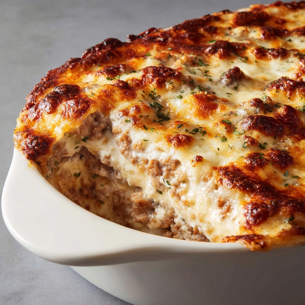 Cheesy Low-Carb Taco Casserole Recipe - Recipe Image