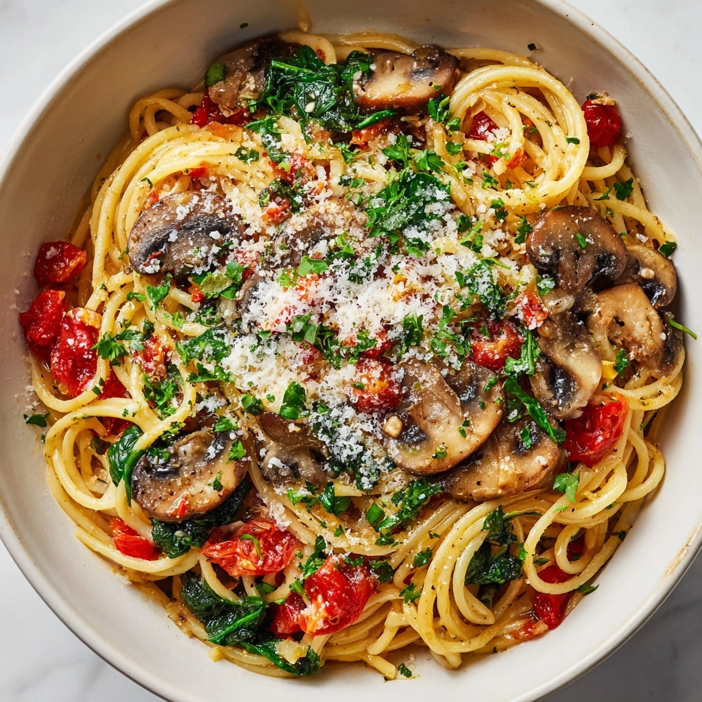 One-Pot Vegetarian Spaghetti Recipe - Recipe Image