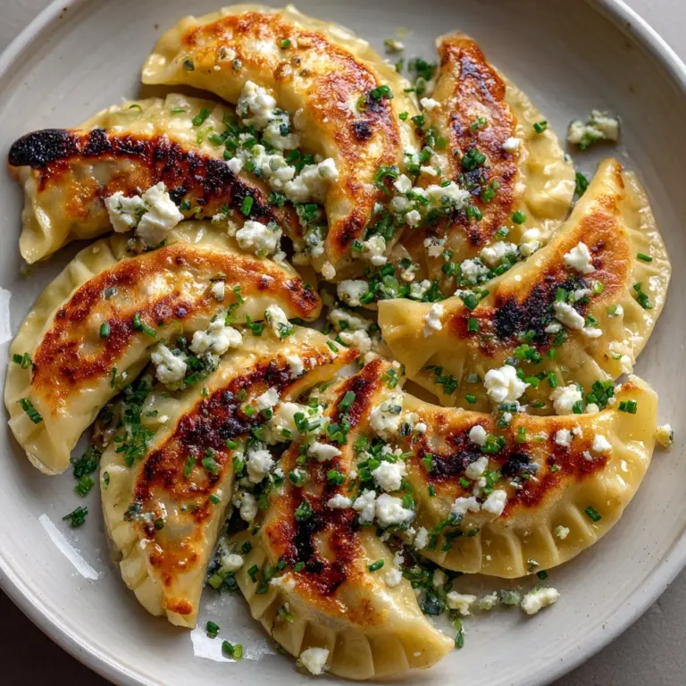 Roasted Butternut Squash Feta Pierogi Recipe