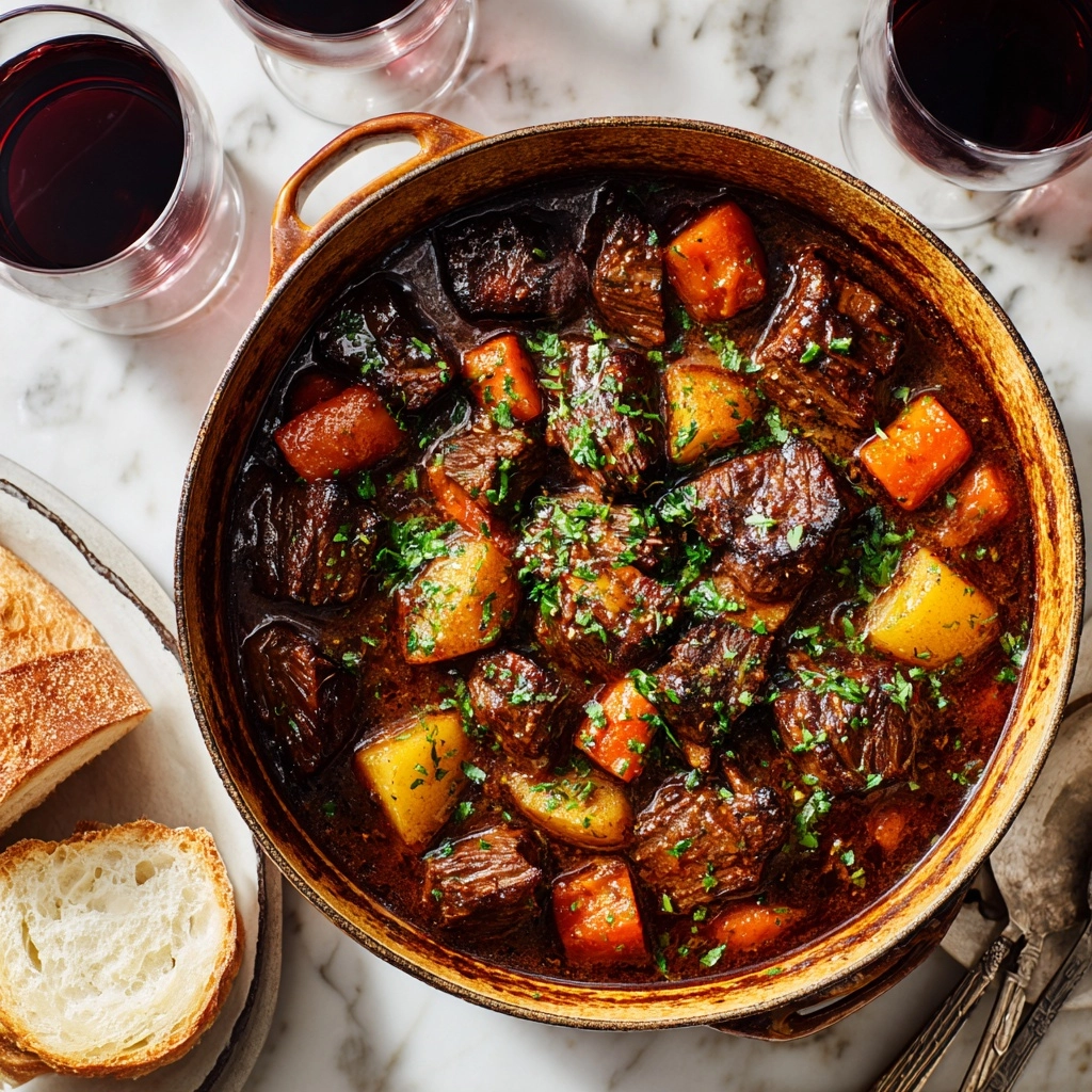 Easy Beef Bourguignon Recipe - Recipe Image