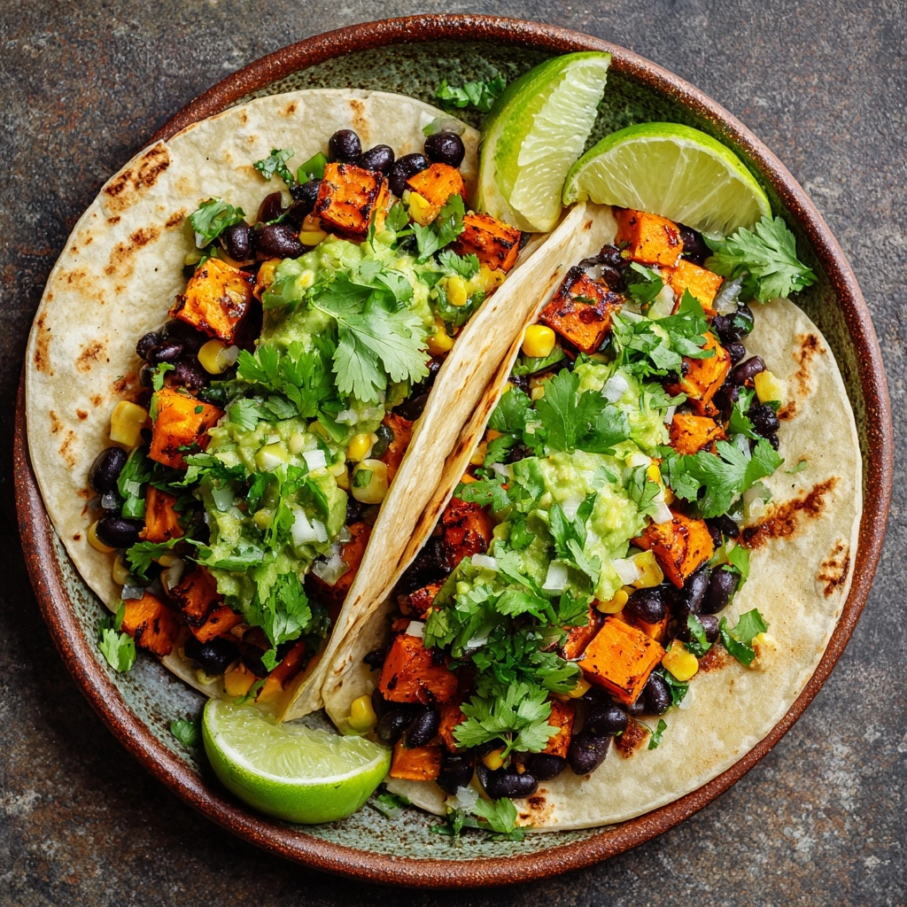 Black Bean Sweet Potato Tacos Recipe - Recipe Image