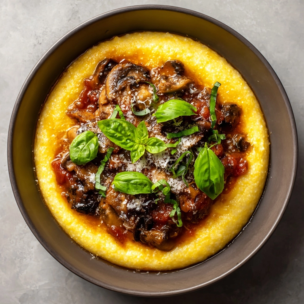 Mushroom Ragù with Polenta Recipe