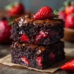 Strawberry Fudge Brownies Recipe