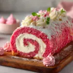 Pink Velvet Roll Cake Recipe