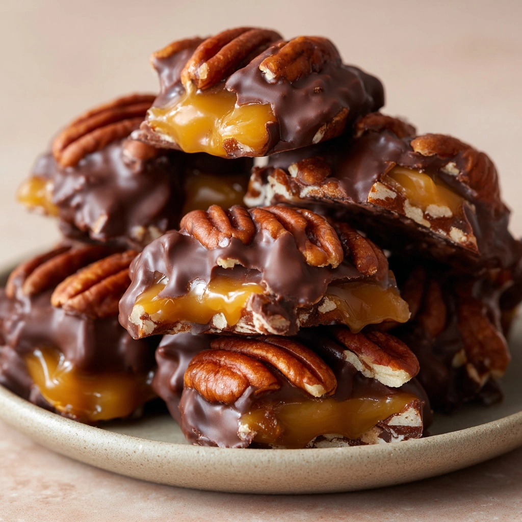 Pecan Turtles Candy Recipe - Recipe Image