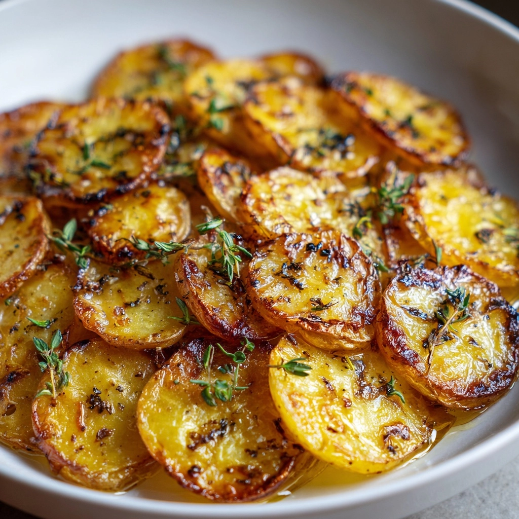 Golden Potato and Balsamic Torte with Fresh Thyme Recipe - Recipe Image