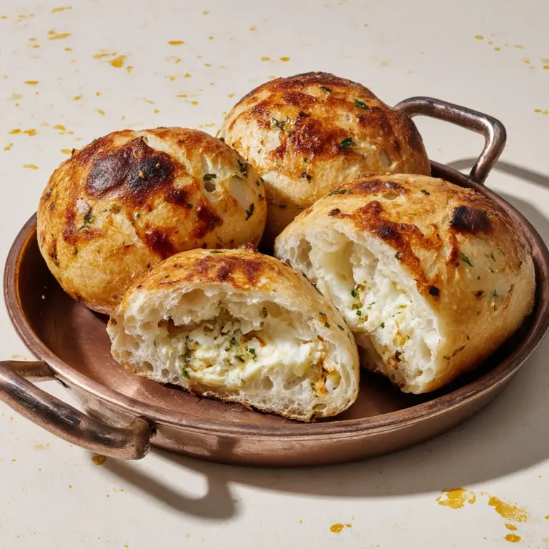 Light and Fluffy Garlic Butter Dinner Rolls Recipe