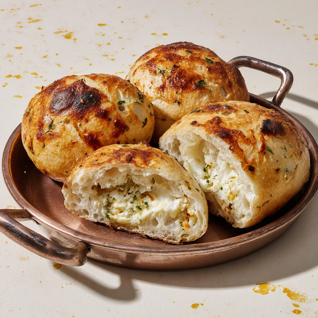 Light and Fluffy Garlic Butter Dinner Rolls Recipe