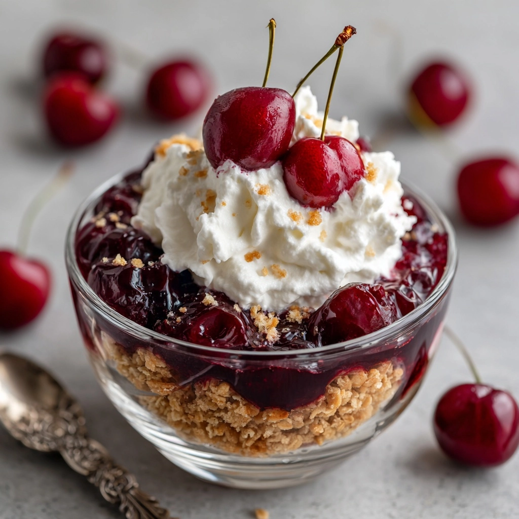 Fresh Cherry Crisp Recipe