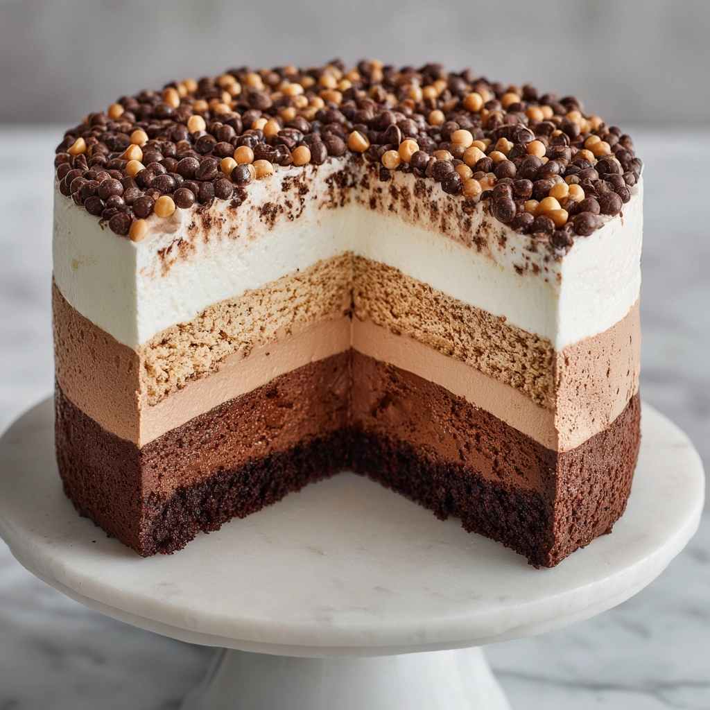 Tuxedo Cake: A Triple Chocolate Mousse Delight Recipe - Recipe Image