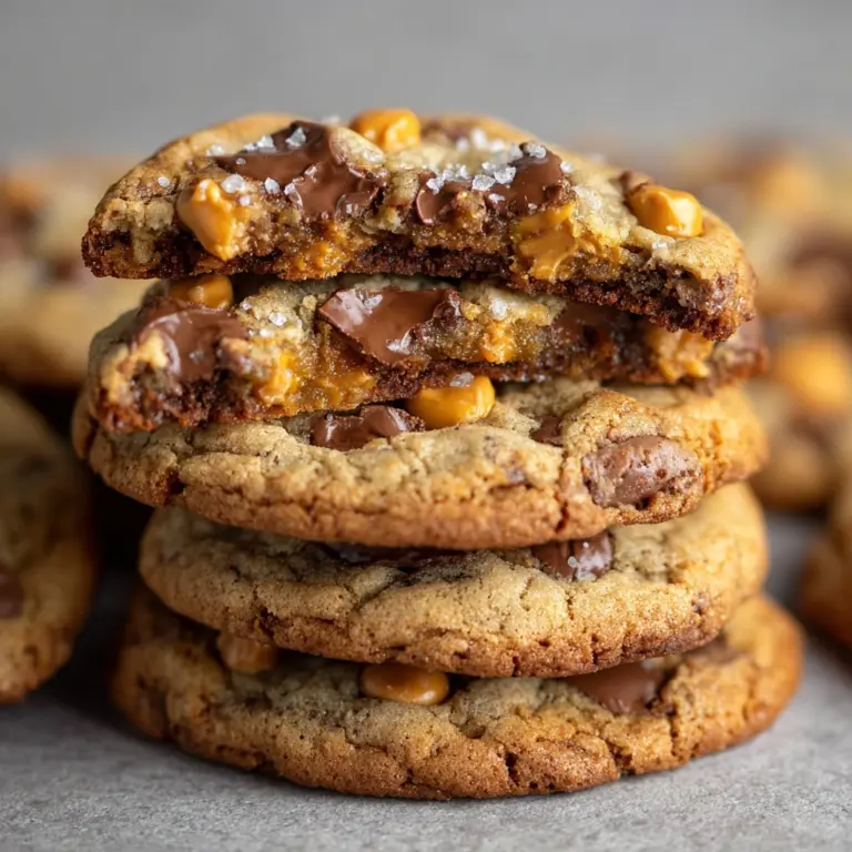 Chewy Peanut Butter Butterfinger Cookies Recipe