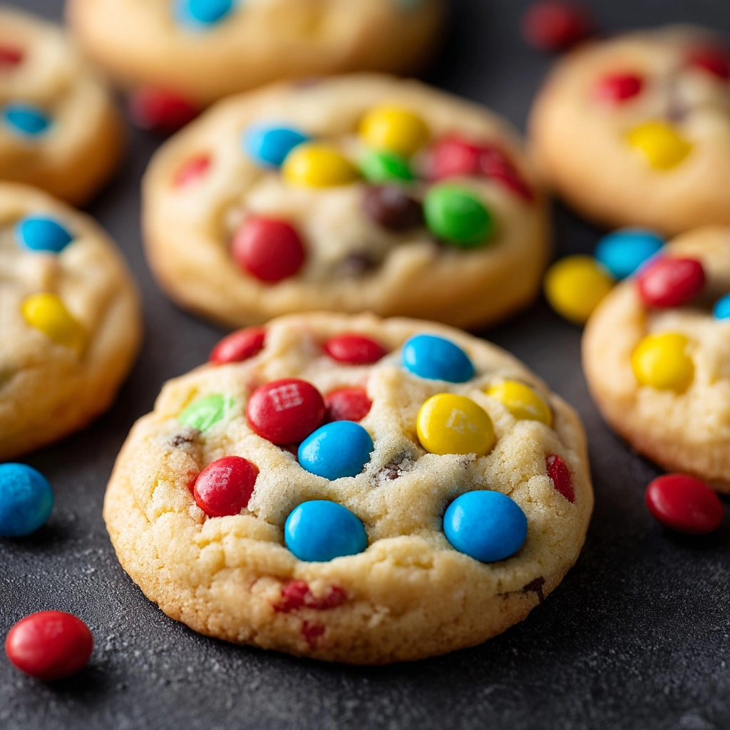 M&M Cookies Recipe - Recipe Image