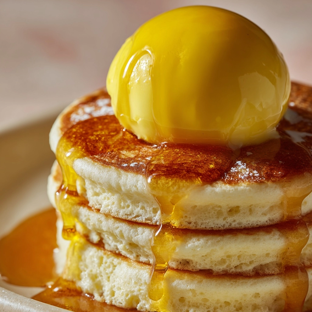 Lemon Curd Filled Pancakes Recipe - Recipe Image