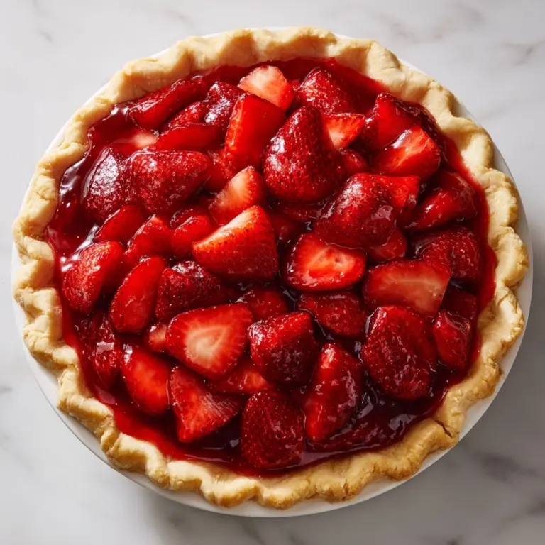 Homemade Fresh Strawberry Pie Recipe