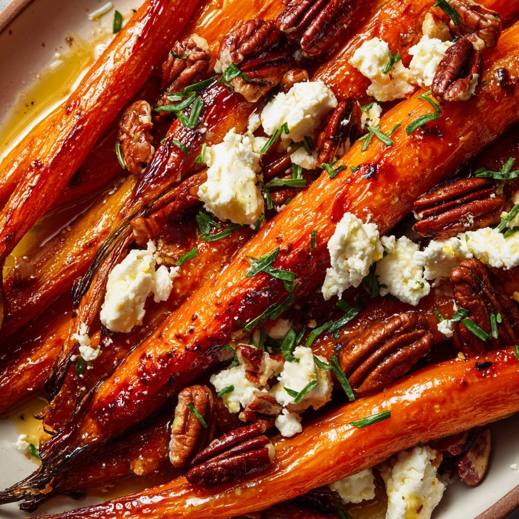 Roasted Carrots with Candied Pecans and Goat Cheese Recipe