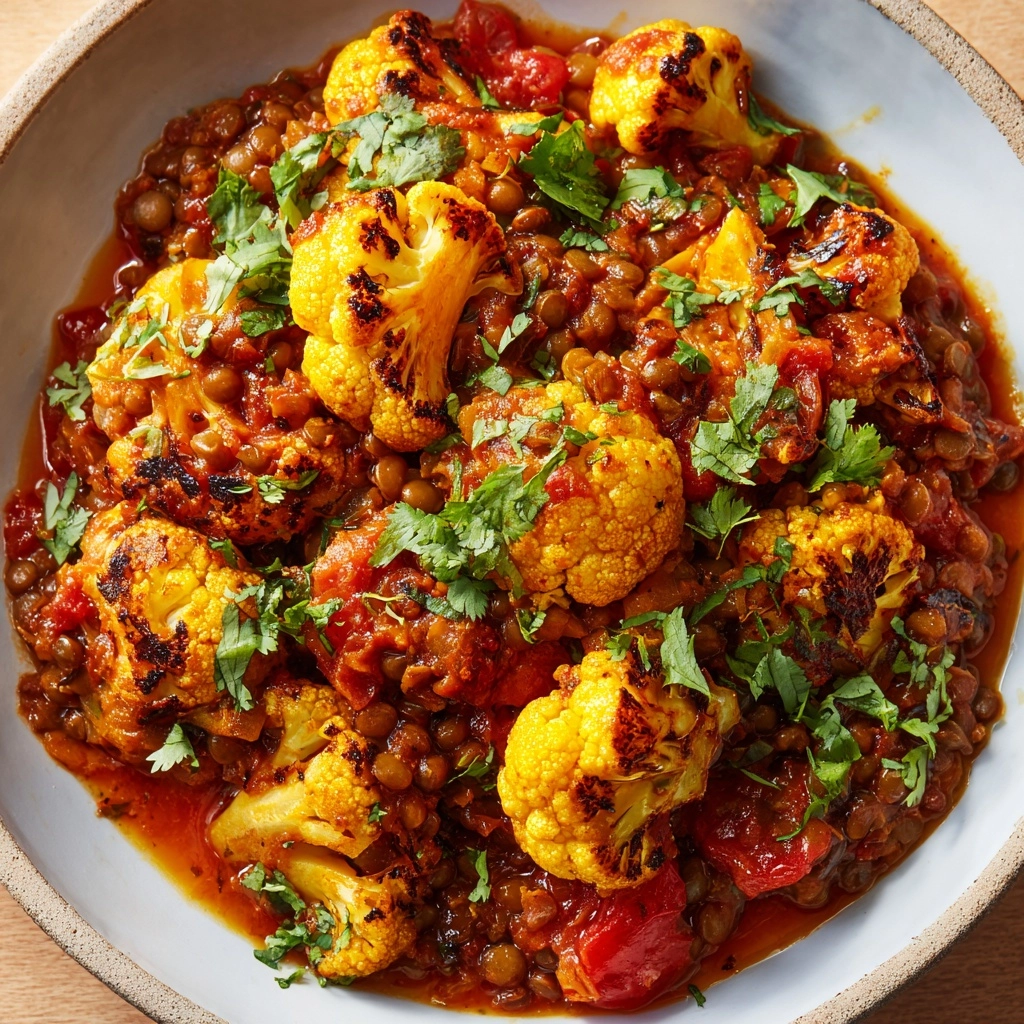 wer in Coconut Tomato Sauce with Lentils Recipe - Recipe Image