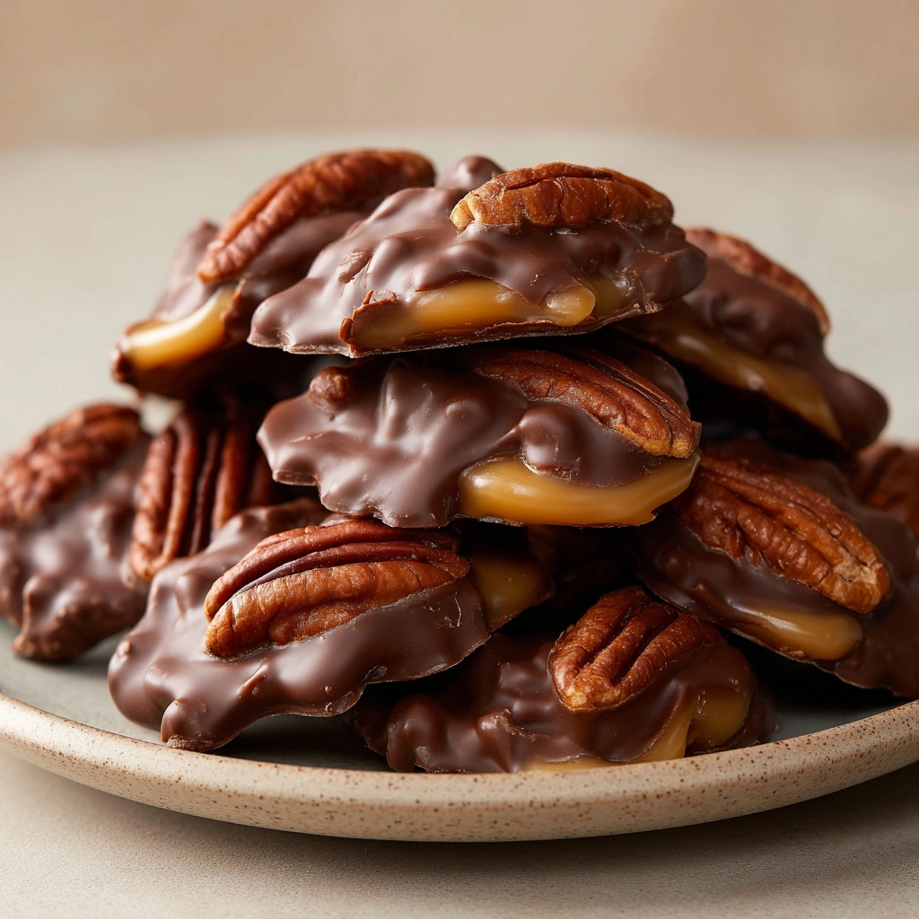 Pecan Turtles Candy Recipe - Recipe Image