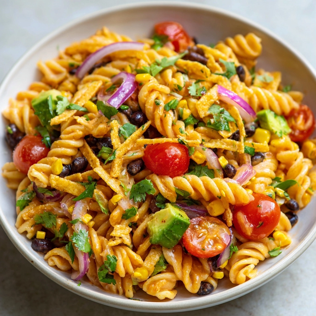 Ranch Taco Pasta Salad Recipe - Recipe Image