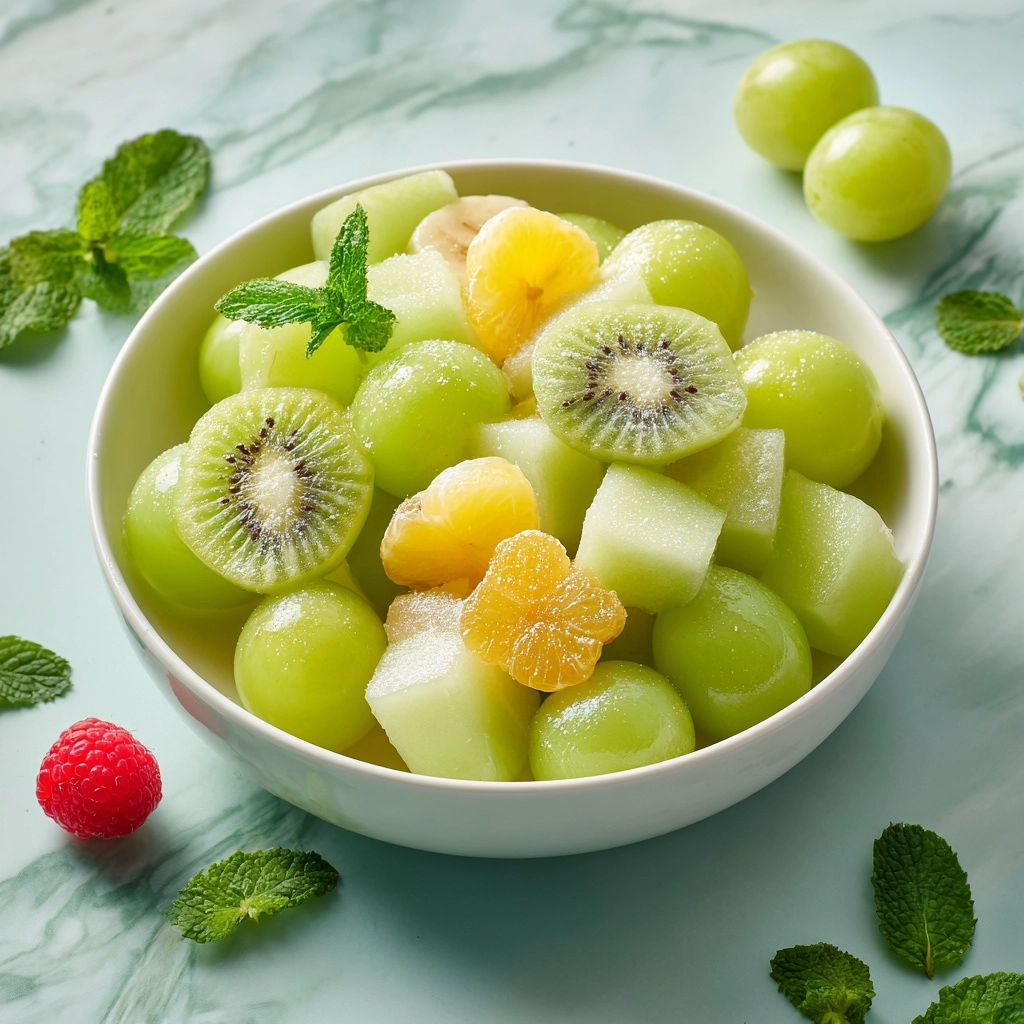 Leprechaun Fruit Salad Recipe - Recipe Image