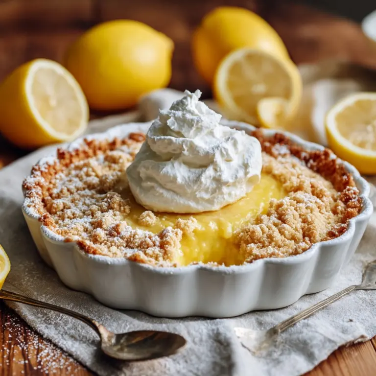 Magic Lemon Cobbler Recipe