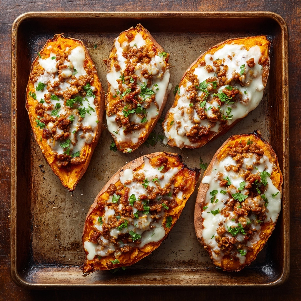 Turkey Taco Stuffed Sweet Potatoes Recipe - Recipe Image