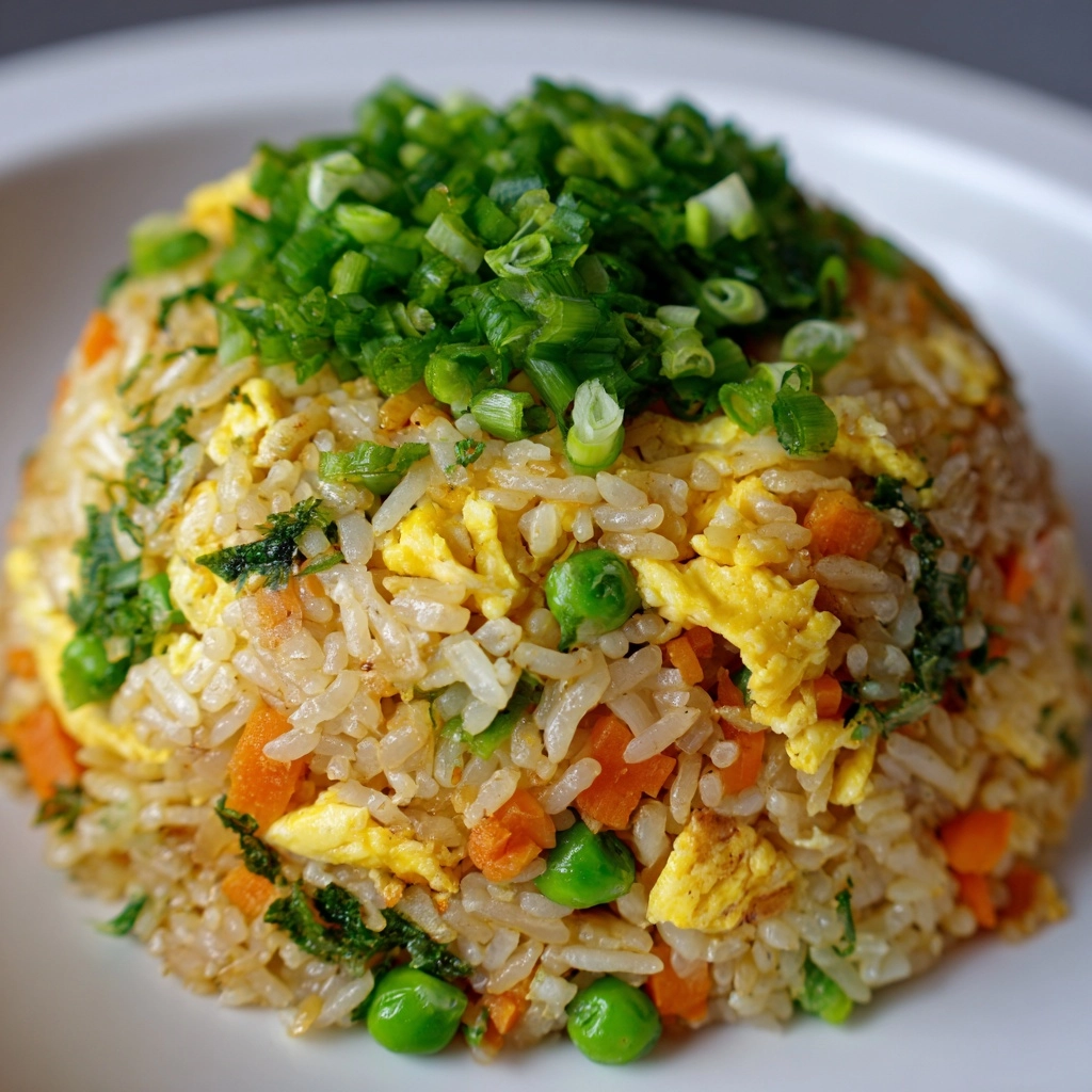 Simple Egg Fried Rice Recipe - Recipe Image