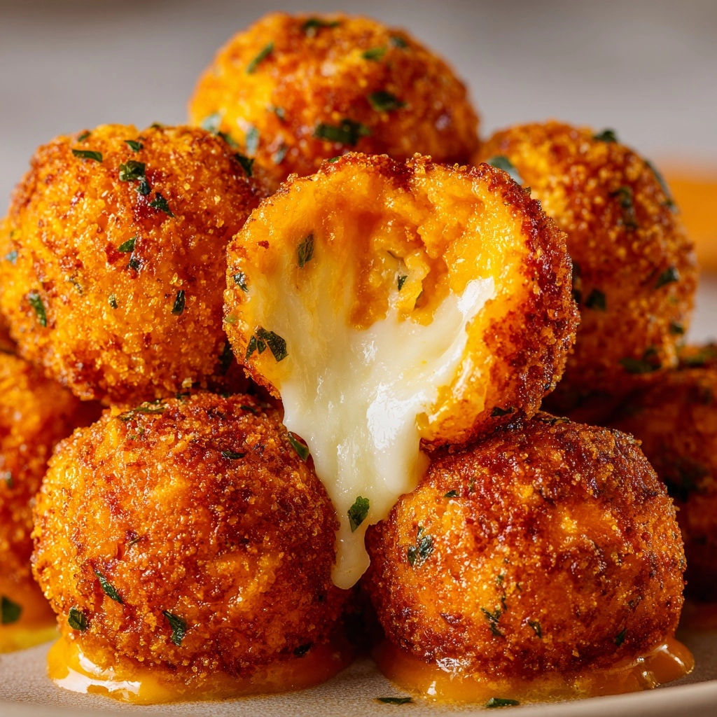 Crispy Homemade Fried Cheese Bites Recipe - Recipe Image