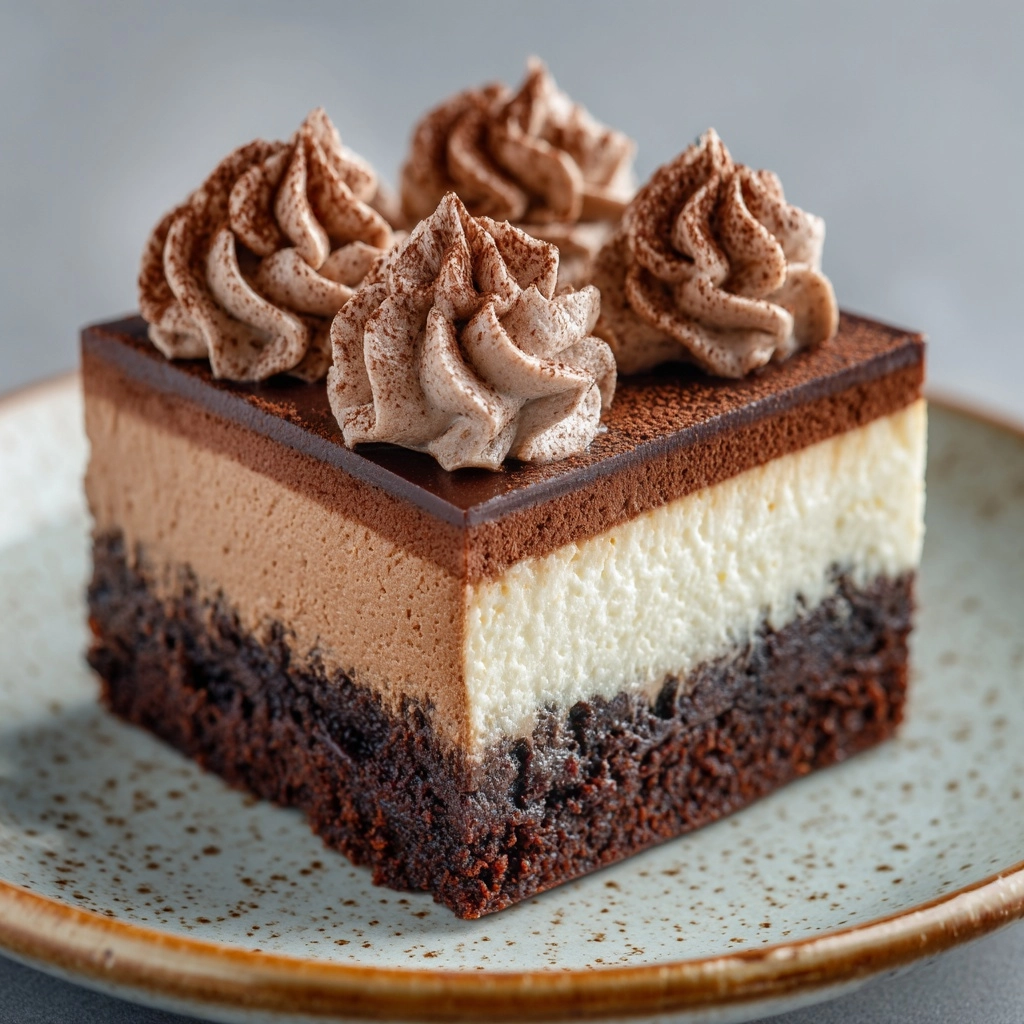 Chocolate Mousse Brownies Recipe - Recipe Image