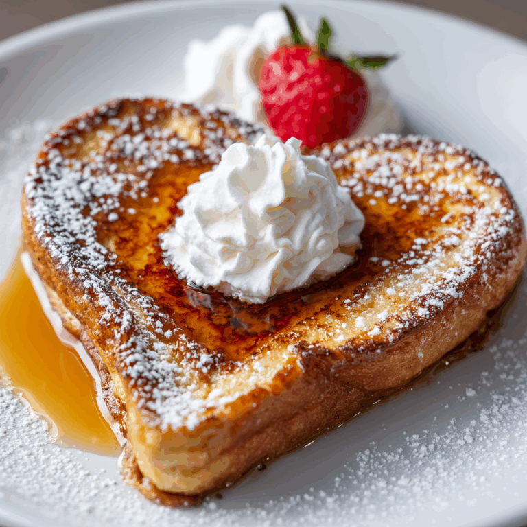Heart-Shaped French Toast Recipe