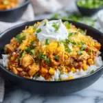 Slow Cooker Fiesta Chicken and Rice Recipe