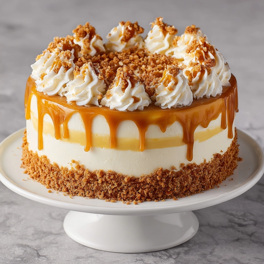 Caramel Crunch Cake Recipe - Recipe Image