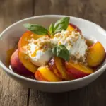 Peach and Burrata Caprese Salad Delight Recipe