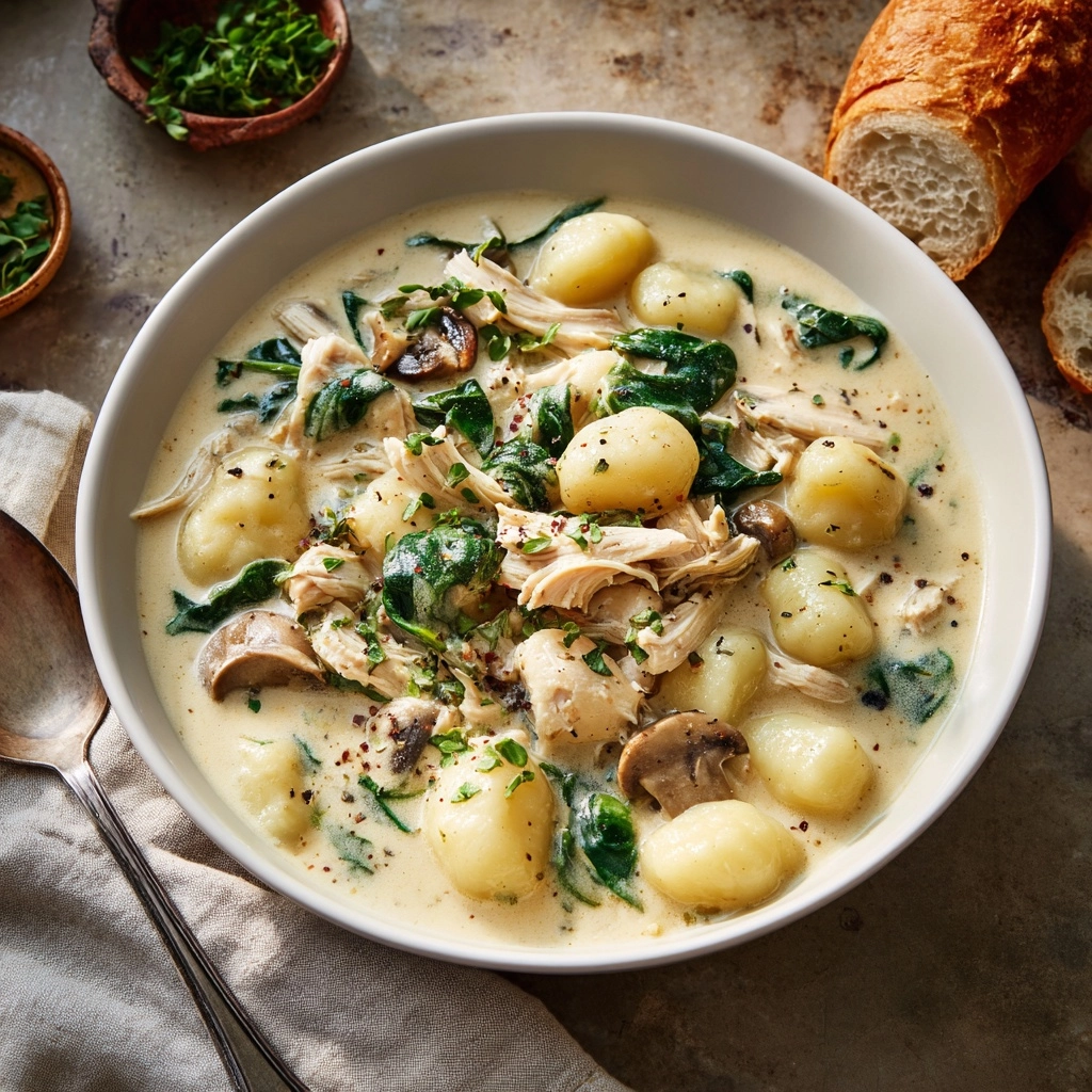 Better Than Olive Garden Chicken Gnocchi Soup Recipe - Recipe Image