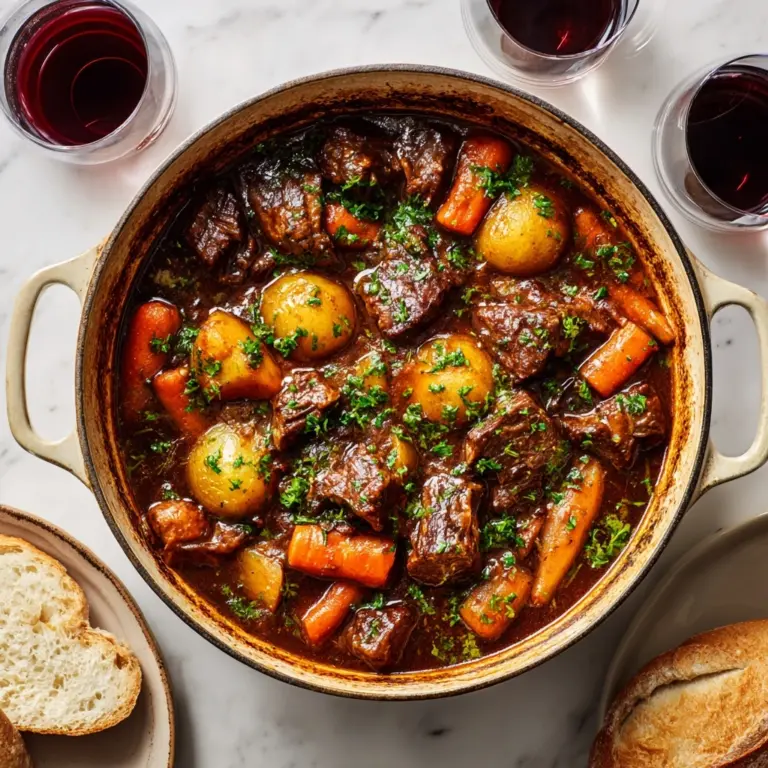 Easy Beef Bourguignon Recipe