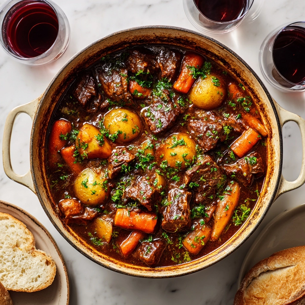 Easy Beef Bourguignon Recipe - Recipe Image