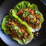 Thai Peanut Chicken Lettuce Boats Recipe