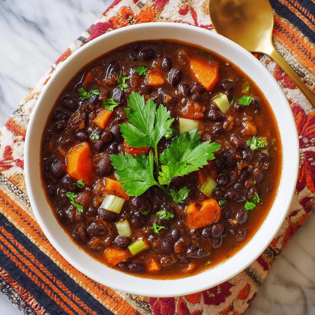 Easy Black Bean Salsa Soup Recipe