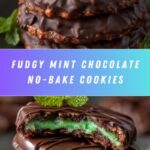 Fudgy Mint Chocolate No-Bake Cookies Recipe
