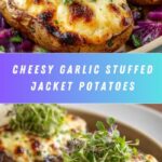 Garlic Stuffed Jacket Potatoes Recipe