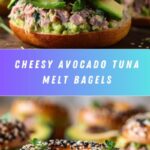 Avocado Tuna Melt Bagels Recipe